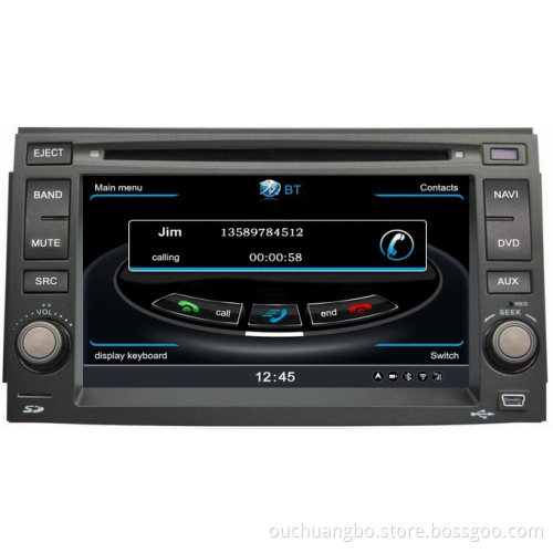 Ouchuangbo Auto DVD Multimedia Kit for Hyundai Azera 2011 S100 Platform 3G wifi Bluetooth